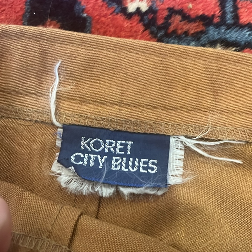 Vintage tan skirt - Picture 6 of 7